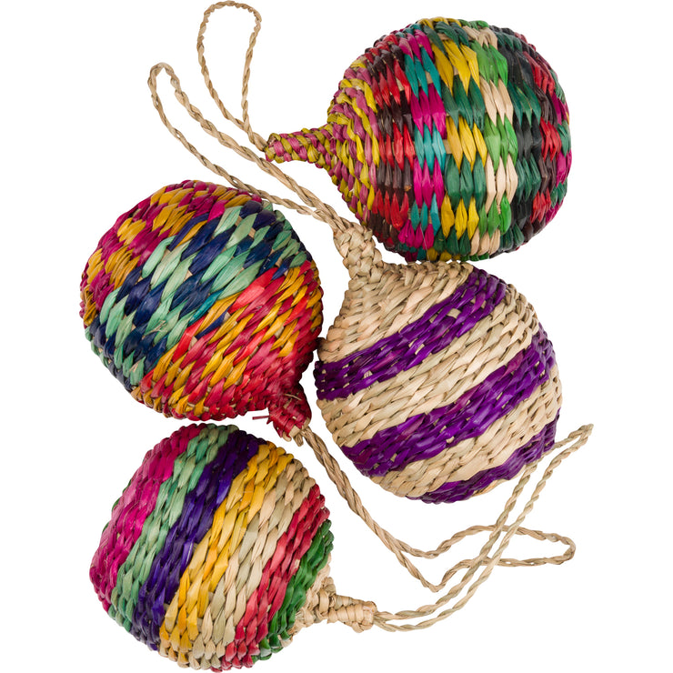 Handcrafted Ornaments, Set of 4